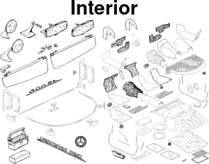 300SL Interior Parts